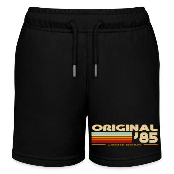 1985 - Kinder Organic Joggingshorts Mini Bolter von Stanley/Stella - Schwarz - Vorne