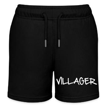 VILLAGER - Kinder Organic Joggingshorts Mini Bolter von Stanley/Stella - Schwarz - Vorne