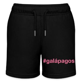 Île Galápagos - Short de jogging enfant bio Stanley/Stella - noir - Devant