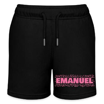 Idée cadeau Emanuel - Short de jogging enfant bio Stanley/Stella - noir - Devant