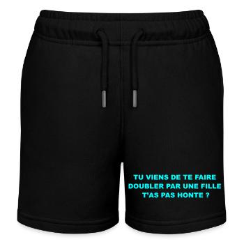 Autocollant Punchline Voiture - Short de jogging enfant bio Stanley/Stella - noir - Devant
