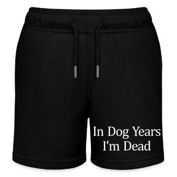 En Dog Years, je suis mort - Short de jogging enfant bio Stanley/Stella - noir - Devant