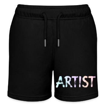 Artiste - Short de jogging enfant bio Stanley/Stella - noir - Devant