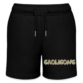 Trekking Gaoligong - Short de jogging enfant bio Stanley/Stella - noir - Devant
