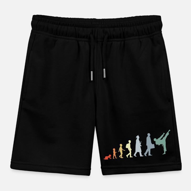 Rétro Karateka Evolution Short de jogging enfant bio Stanley/Stella