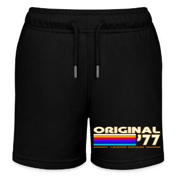 Original 77 Arcenciel Retro - Short de jogging enfant bio Stanley/Stella - noir - Devant