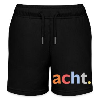 8. Geburtstag Junge Acht  8 Jahre Jubiläum  - Kinder Organic Joggingshorts Mini Bolter von Stanley/Stella - Schwarz - Vorne