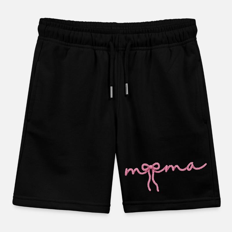 Mom Bow Kids Organic Sweat Shorts by Stanley/Stella