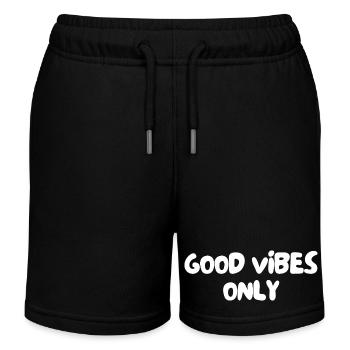 good energy - Kids Organic Sweat Shorts by Stanley/Stella - black - Front