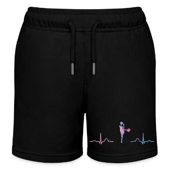 Cheerpom pom girls Mom Cheerleading - Short de jogging enfant bio Stanley/Stella - noir - Devant