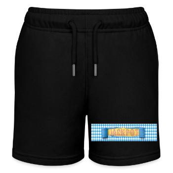 Jackpot Neuer Job Erfolg Geschenk Motivation - Kinder Organic Joggingshorts Mini Bolter von Stanley/Stella - Schwarz - Vorne