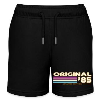 1985 - Kinder Organic Joggingshorts Mini Bolter von Stanley/Stella - Schwarz - Vorne