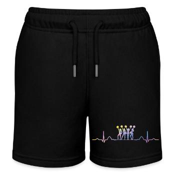 Cheerpom pom girls Mom Cheerleading - Short de jogging enfant bio Stanley/Stella - noir - Devant