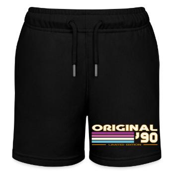 Original 90 Retro Stripes - Short de jogging enfant bio Stanley/Stella - noir - Devant