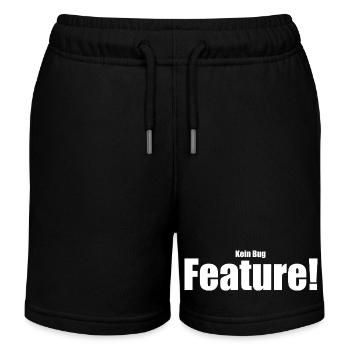 Kein Bug Feature! - Kinder Organic Joggingshorts Mini Bolter von Stanley/Stella - Schwarz - Vorne