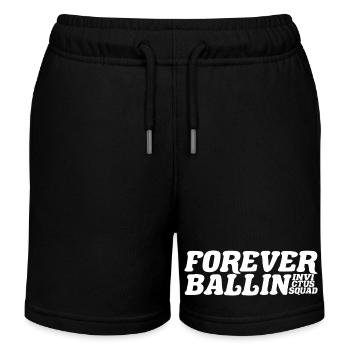 Forever Ballin Squad - Kids Organic Sweat Shorts by Stanley/Stella - black - Front