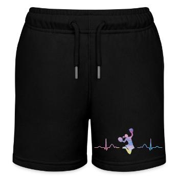 Cheerleader Cheer Mom Cheerleading - Kinder Organic Joggingshorts Mini Bolter von Stanley/Stella - Schwarz - Vorne