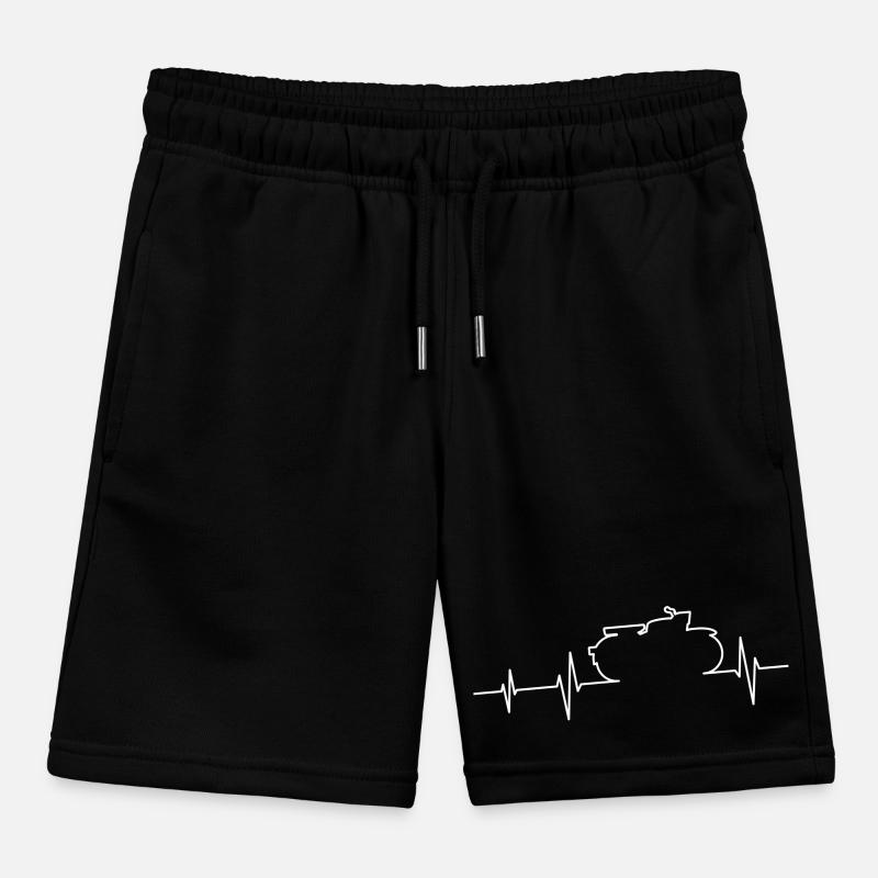 Simson Sparrowhawk Hawk ECG Kids Organic Sweat Shorts by Stanley/Stella