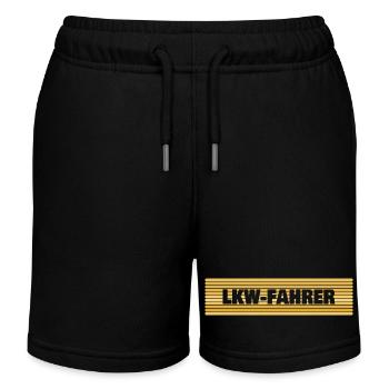 Berufung Lkw-Fahrer - Kinder Organic Joggingshorts Mini Bolter von Stanley/Stella - Schwarz - Vorne
