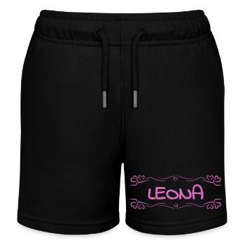 Hearts Leona - Short de jogging enfant bio Stanley/Stella - noir - Devant