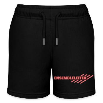 Cadeau pour chef d’ensemble - Short de jogging enfant bio Stanley/Stella - noir - Devant