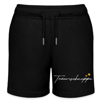 Traumschnuppe Design - Kinder Organic Joggingshorts Mini Bolter von Stanley/Stella - Schwarz - Vorne