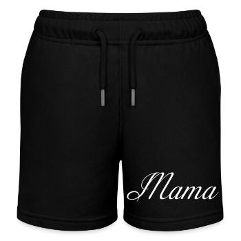 Mama Script Élégance - Short de jogging enfant bio Stanley/Stella - noir - Devant