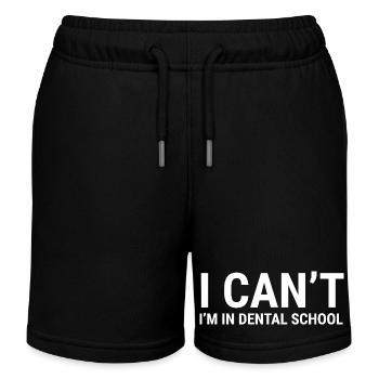 Kann ich nicht? Ich bin in der Zahnmedizinschule, Tee. - Kinder Organic Joggingshorts Mini Bolter von Stanley/Stella - Schwarz - Vorne
