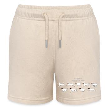 Bodegueros Run Like The Wind - Kids Organic Sweat Shorts by Stanley/Stella - soft Ecru - Front
