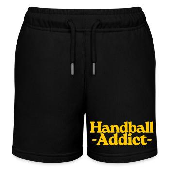 Accro au Handball - Short de jogging enfant bio Stanley/Stella - noir - Devant