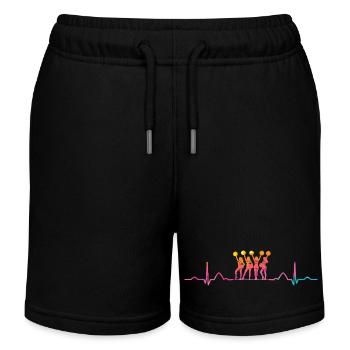Cheerleader Cheer Mom Cheerleading - Kinder Organic Joggingshorts Mini Bolter von Stanley/Stella - Schwarz - Vorne