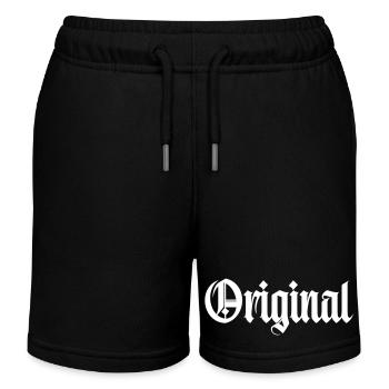 original- - Kinder Organic Joggingshorts Mini Bolter von Stanley/Stella - Schwarz - Vorne