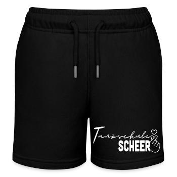 Tanzschule SCHEER heart - white - Kinder Organic Joggingshorts Mini Bolter von Stanley/Stella - Schwarz - Vorne