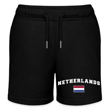 Maillot Holland - Short de jogging enfant bio Stanley/Stella - noir - Devant