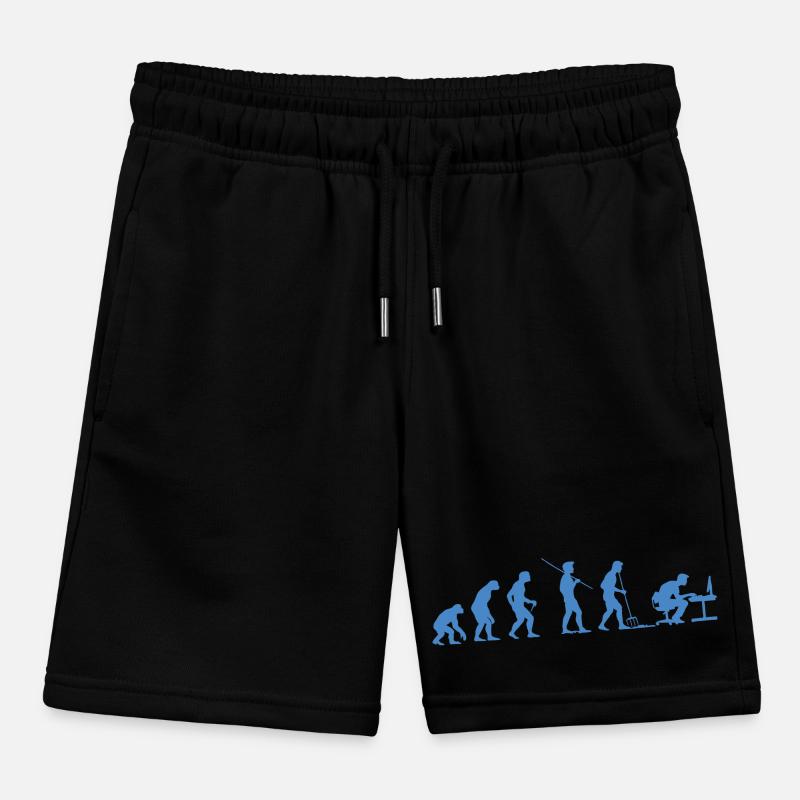 Programmierer Evolution Informatiker Entwickler Kinder Organic Joggingshorts Mini Bolter von Stanley/Stella