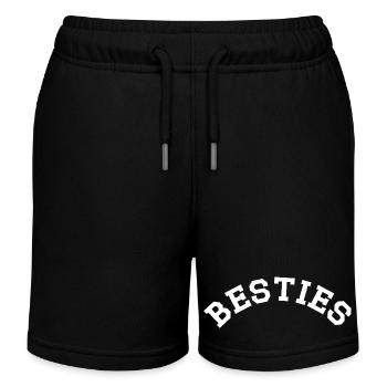 Meilleures amies - Short de jogging enfant bio Stanley/Stella - noir - Devant