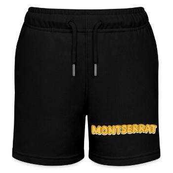 Montserrat - Short de jogging enfant bio Stanley/Stella - noir - Devant