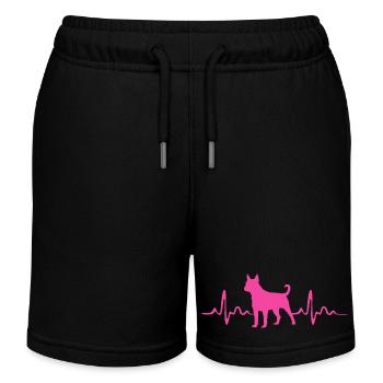 Staffordshire Bullterrier - Kinder Organic Joggingshorts Mini Bolter von Stanley/Stella - Schwarz - Vorne