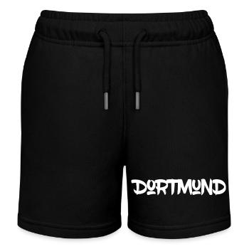 Dortmund - Ruhrpott - NRW - Zeche - Zollverein - Kinder Organic Joggingshorts Mini Bolter von Stanley/Stella - Schwarz - Vorne