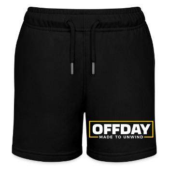 Offday – Made to Unwind - Kinder Organic Joggingshorts Mini Bolter von Stanley/Stella - Schwarz - Vorne