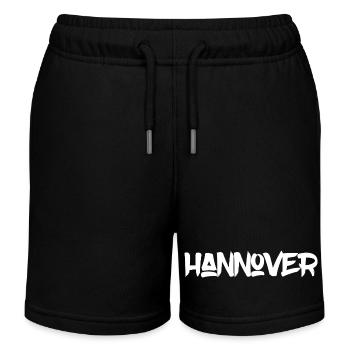 Hannover - Niedersachsen - Maschsee - Kinder Organic Joggingshorts Mini Bolter von Stanley/Stella - Schwarz - Vorne