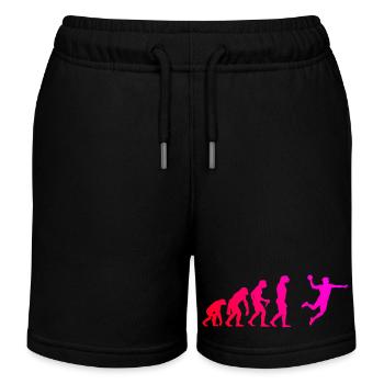 Geschenkidee für den Handballspieler mit Teamsport - Kinder Organic Joggingshorts Mini Bolter von Stanley/Stella - Schwarz - Vorne