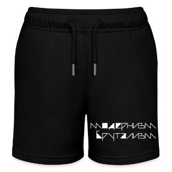 Brutalisme moderniste - Short de jogging enfant bio Stanley/Stella - noir - Devant