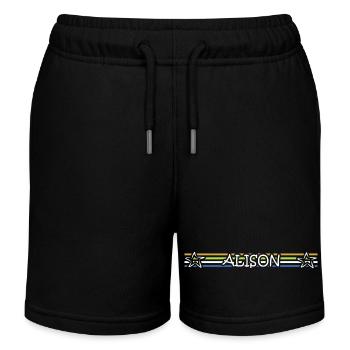 Birth Alison - Kids Organic Sweat Shorts by Stanley/Stella - black - Front