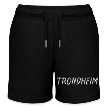 Trondheim Lettrage Pinceau - Short de jogging enfant bio Stanley/Stella - noir - Devant