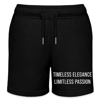 Timeless Elegance Limitless Passion - Kids Organic Sweat Shorts by Stanley/Stella - black - Front