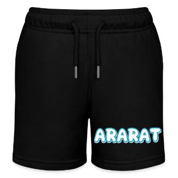 Berg Ararat - Kinder Organic Joggingshorts Mini Bolter von Stanley/Stella - Schwarz - Vorne