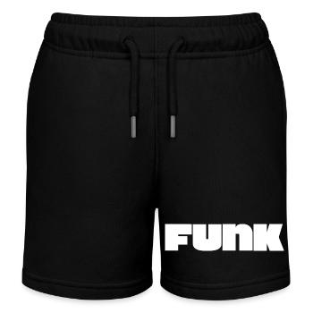 Funk logo - Kids Organic Sweat Shorts by Stanley/Stella - black - Front