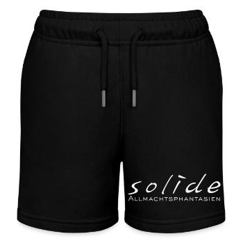 Solide Allmachtsphantasien - Kinder Organic Joggingshorts Mini Bolter von Stanley/Stella - Schwarz - Vorne