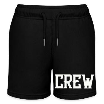 Crew - Kinder Organic Joggingshorts Mini Bolter von Stanley/Stella - Schwarz - Vorne